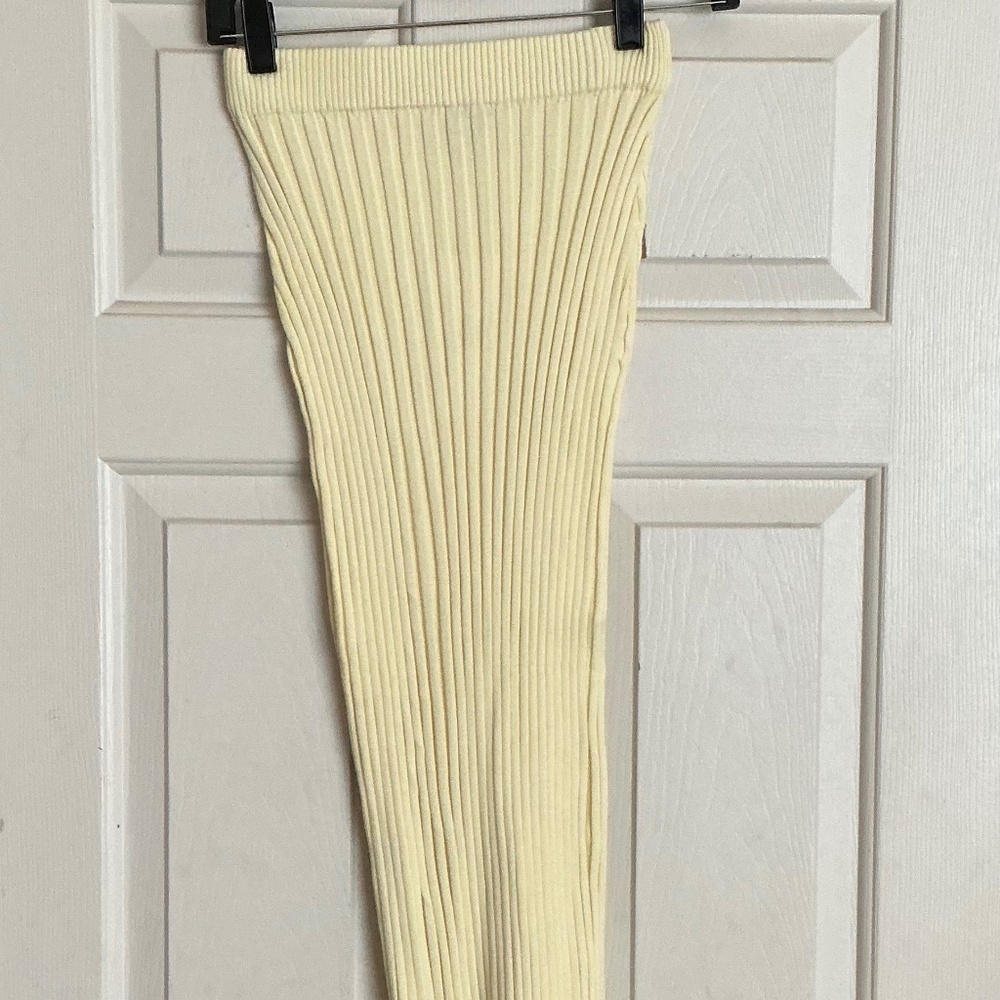 Verge Girl Yellow Sweater Skirt